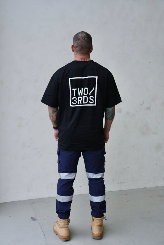 Command 2.0 Navy Hi-Vis work pants - reflective strip detail